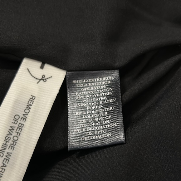 🌸NWOT Gorgeous Ann Taylor Skirt Navy with Black Size 10 Never Worn - Picture 8 of 9